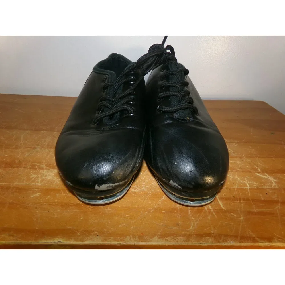 Pre-Owned Dance Buck Clogging Shoes Steven Stompers Kids 4M Oxford Split Sole B